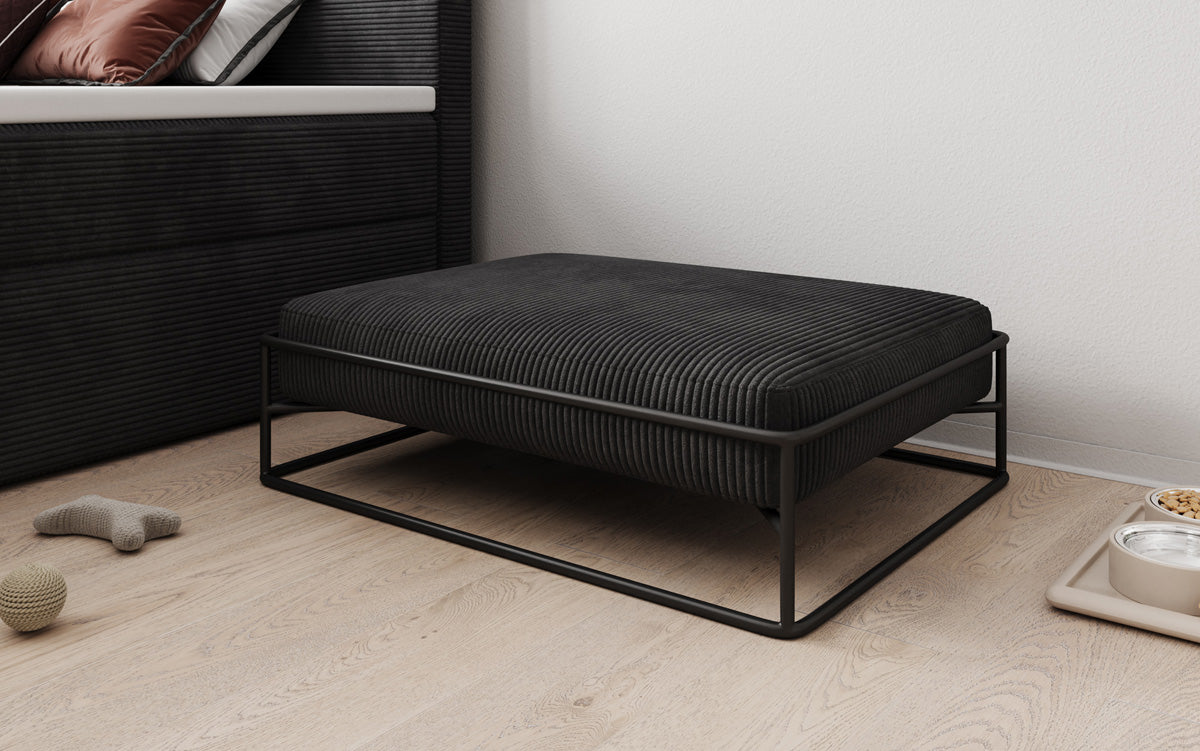 Dog bed Lumo 80 × 60 cm in Corduroy