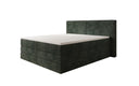 Box spring bed Ophelia with lift-up storage in Corduroy