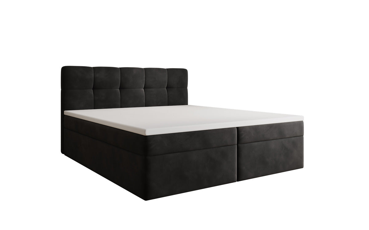 Boxspringbett Cozy II Samt mit Stauraum