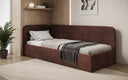 Designer Polsterbett/Gästebett/Sofa Cleo mit Stauraum
