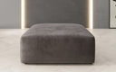 Beistellhocker 80 cm Snug aus Samt