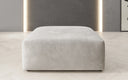 Beistellhocker 80 cm Snug aus Samt