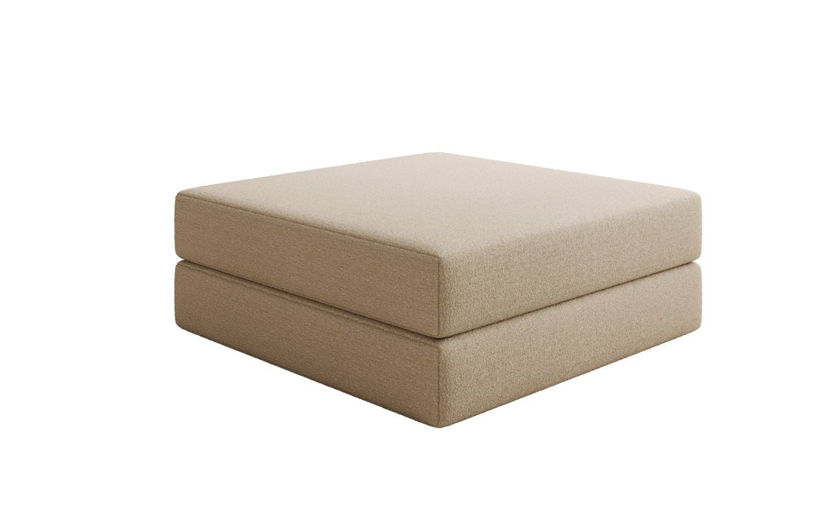 Beistellhocker Lazy in Bouclé