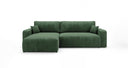 Designer Ecksofa Noma mit Schlaf- und Klappfunktion in Cord