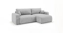 Designer Ecksofa Noma mit Schlaf- und Klappfunktion in Cord