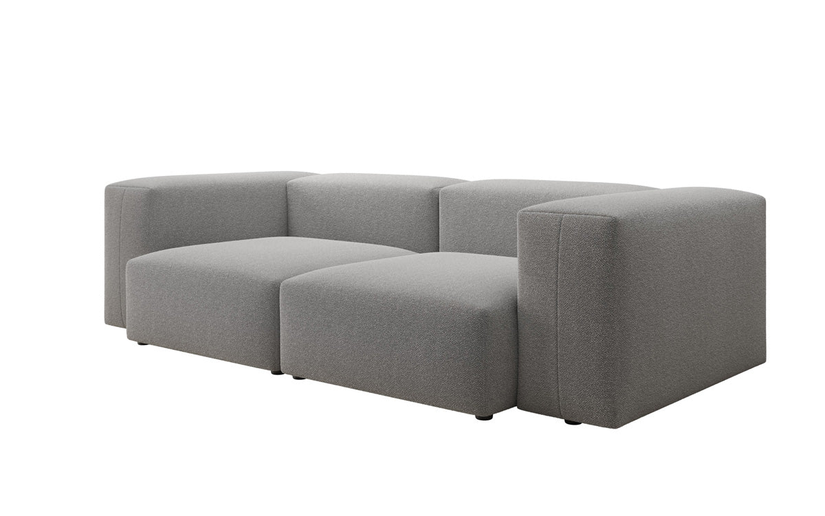 Designer 2-Seater Sofa Snug in Bouclé