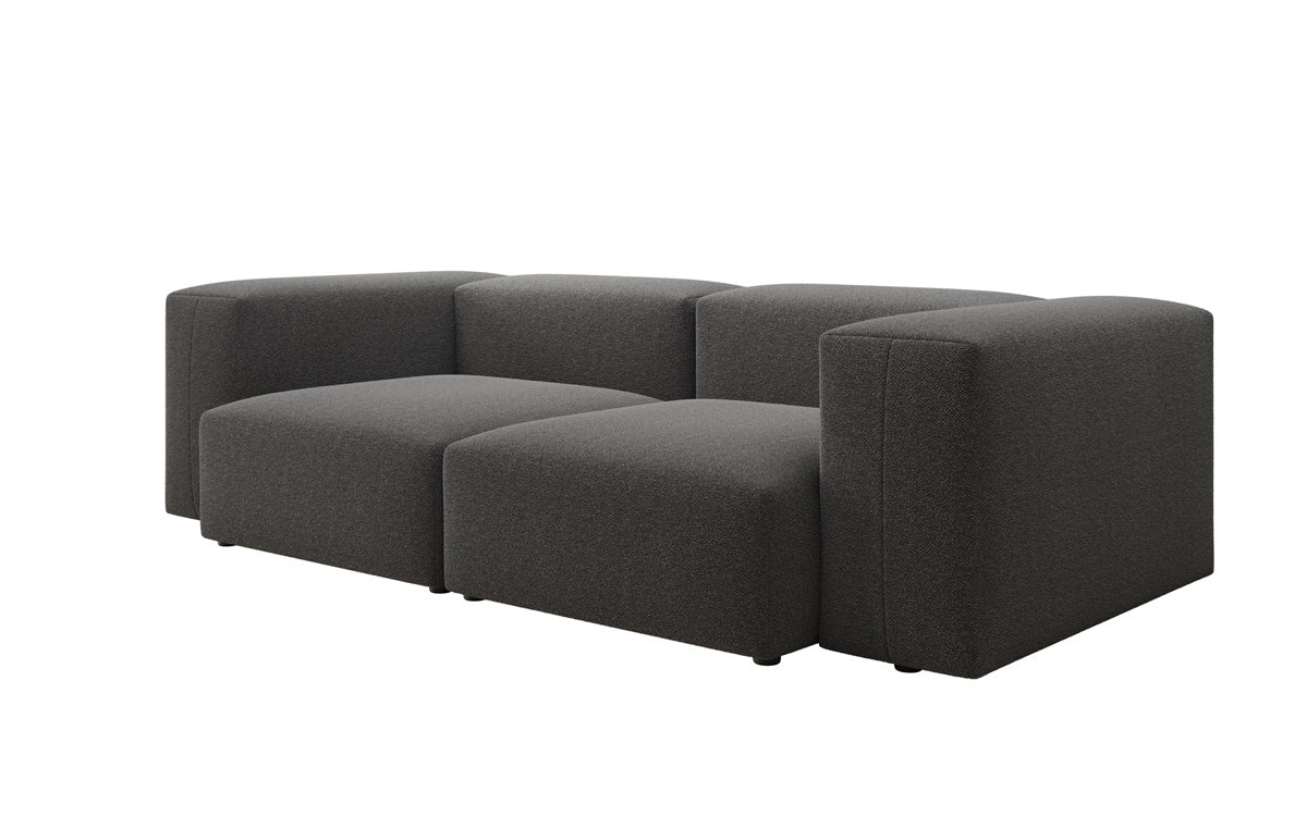 Designer 2-Seater Sofa Snug in Bouclé