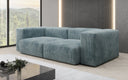 Designer 2-seater Snug sofa in corduroy