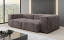 Designer 2-seater Snug sofa in corduroy