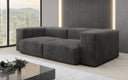 Designer 2-seater Snug sofa in corduroy