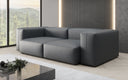 Designer 2 Sitzer Sofa Snug in Echtleder