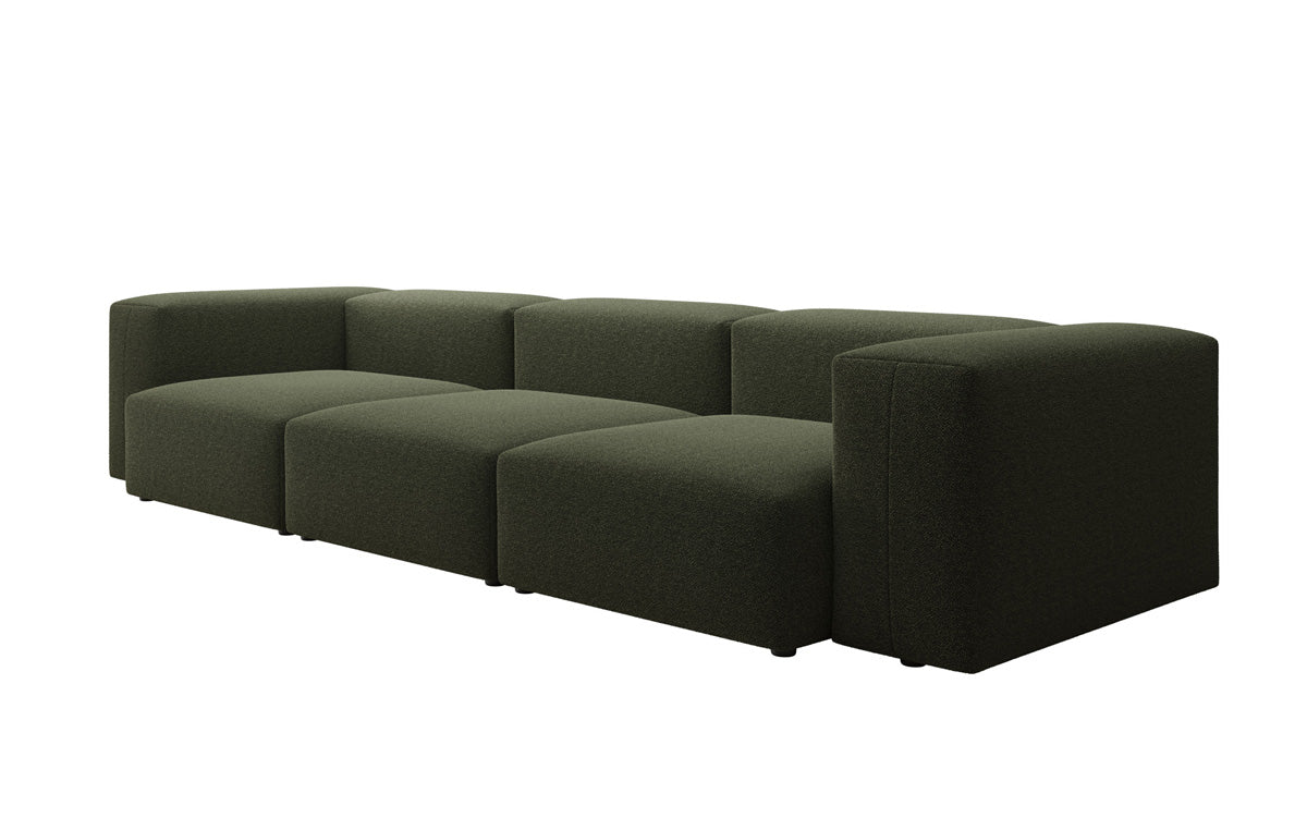 Designer 3-Seater Sofa Snug in Bouclé