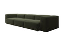 Designer 3-Seater Sofa Snug in Bouclé