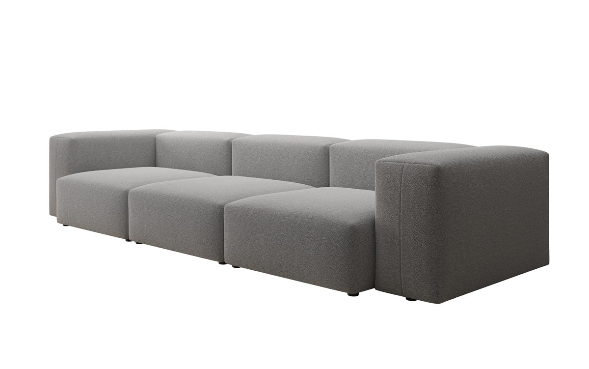Designer 3-Seater Sofa Snug in Bouclé