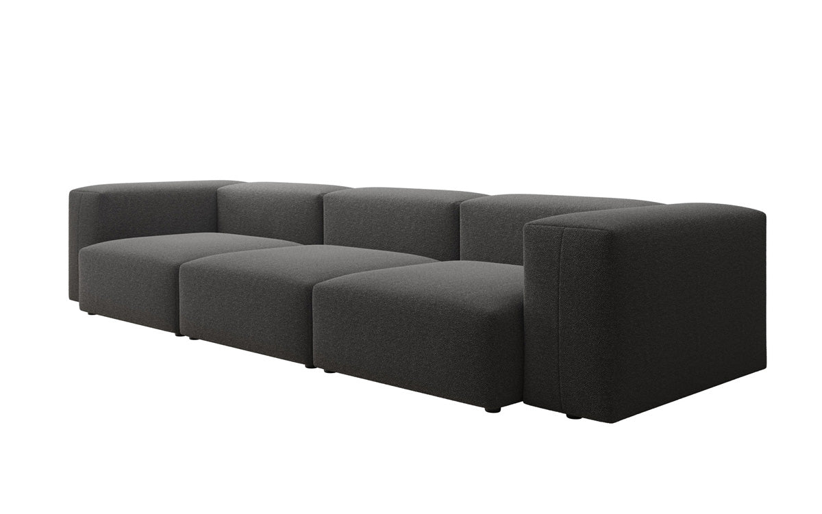 Designer 3-Seater Sofa Snug in Bouclé