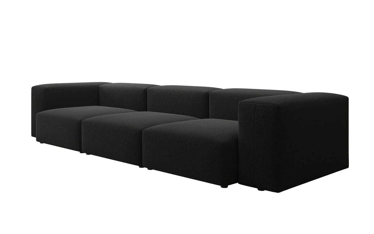 Designer 3-Seater Sofa Snug in Bouclé