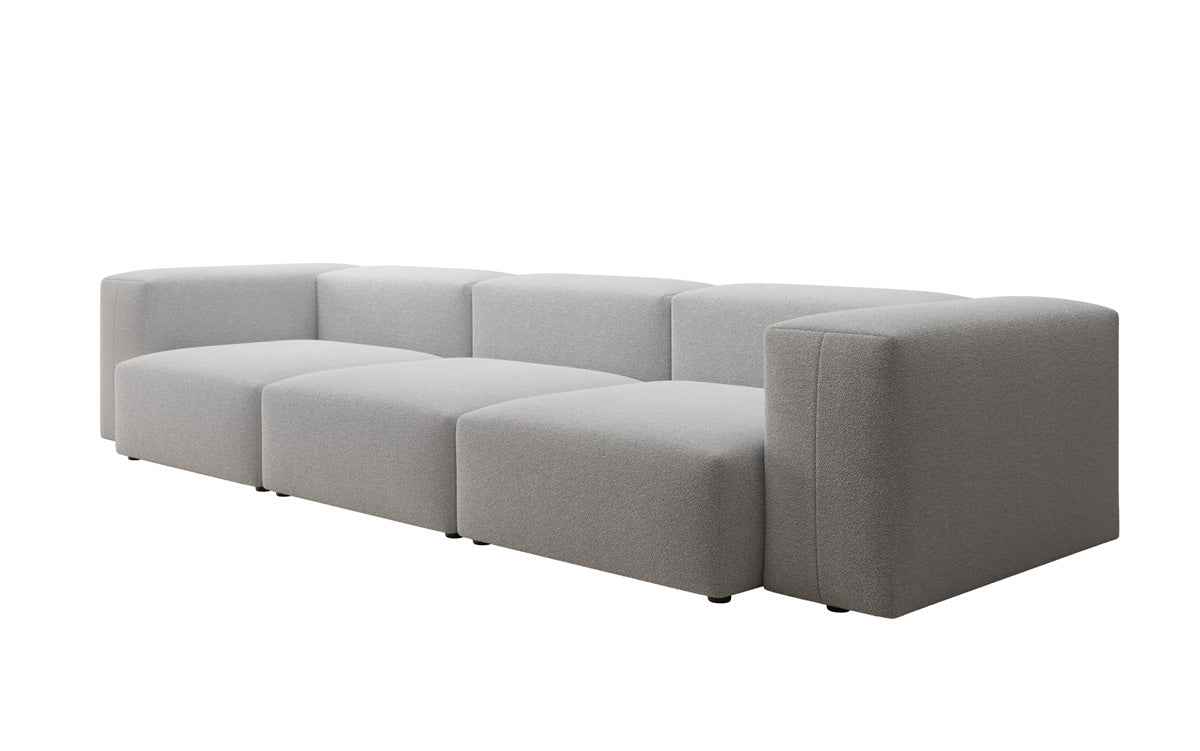 Designer 3-Seater Sofa Snug in Bouclé