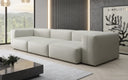 Designer 3 Sitzer Sofa Snug in Echtleder
