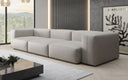 Designer 3 Sitzer Sofa Snug in Echtleder
