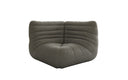 Designer Eckmodul Sofa Armchair Calmo in Genuine Leather