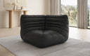 Designer Eckmodul Sofa Armchair Calmo in Genuine Leather