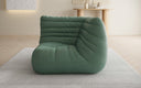 Designer Eckmodul Sofa Armchair Calmo in Genuine Leather