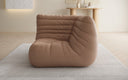 Designer Eckmodul Sofa Armchair Calmo in Genuine Leather