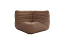 Designer Eckmodul Sofa Armchair Calmo in Genuine Leather