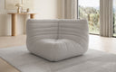 Designer Eckmodul Sofa Armchair Calmo in Genuine Leather