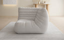 Designer Eckmodul Sofa Armchair Calmo in Genuine Leather