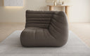 Designer Eckmodul Sofa Armchair Calmo in Genuine Leather