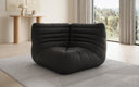 Designer Eckmodul Sofa Armchair Calmo in Genuine Leather