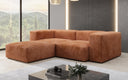 Designer corner sofa Snug Mini in Corduroy