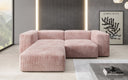 Designer corner sofa Snug Mini in Corduroy