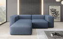 Designer corner sofa Snug Mini in fabric