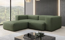 Designer corner sofa Snug Mini in fabric