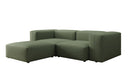 Designer corner sofa Snug Mini in fabric