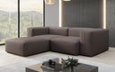 Designer corner sofa Snug Mini in fabric
