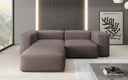 Designer corner sofa Snug Mini in fabric
