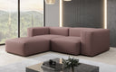 Designer corner sofa Snug Mini in fabric