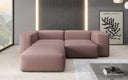 Designer corner sofa Snug Mini in fabric