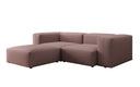 Designer corner sofa Snug Mini in fabric