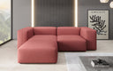 Designer corner sofa Snug Mini in fabric