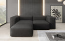 Designer corner sofa Snug Mini in fabric