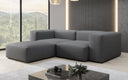 Designer corner sofa Snug Mini in fabric