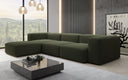 Designer Ecksofa Snug in Bouclé