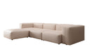 Designer corner sofa Snug in genuine leather