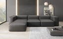 Designer corner sofa Snug in genuine leather