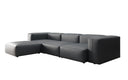 Designer corner sofa Snug in genuine leather