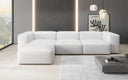 Designer corner sofa Snug in genuine leather